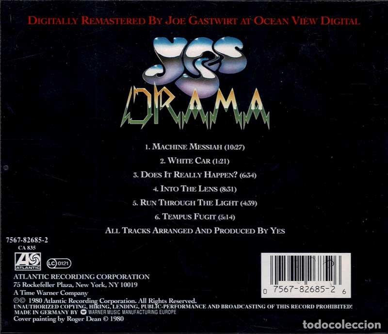 CDs de m&uacute;sica: Yes - Drama. CD - Foto 2