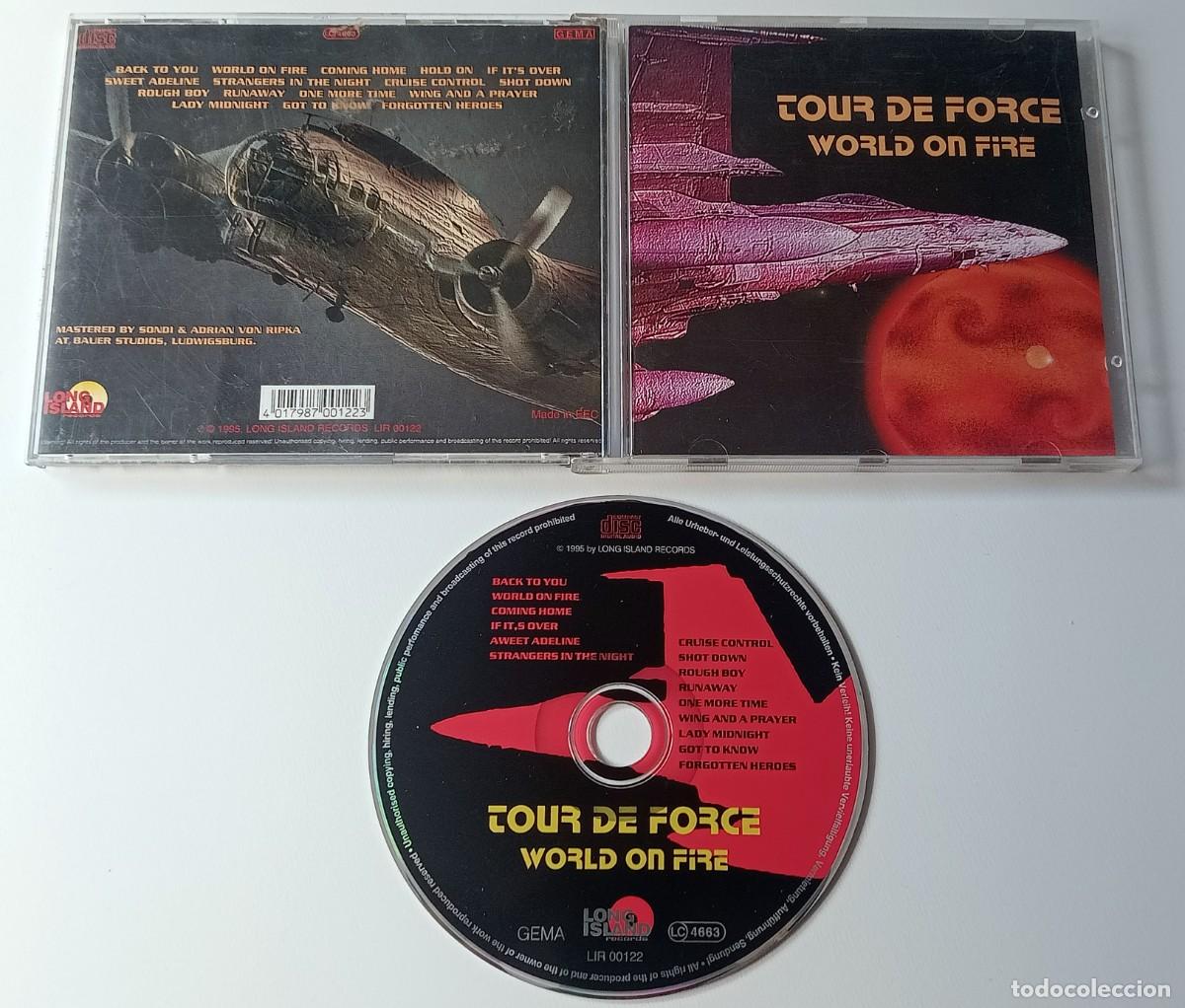 CDs de m&uacute;sica: CD TOUR DE FORCE - WORLD ON FIRE - Foto 2
