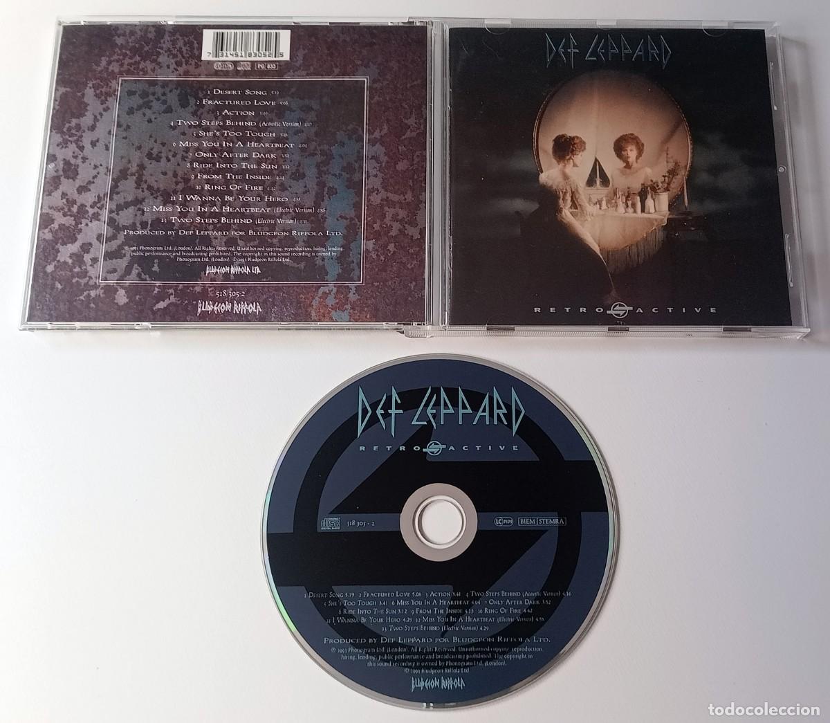 CDs de m&uacute;sica: CD DEF LEPPARD - RETRO ACTIVE - Foto 2