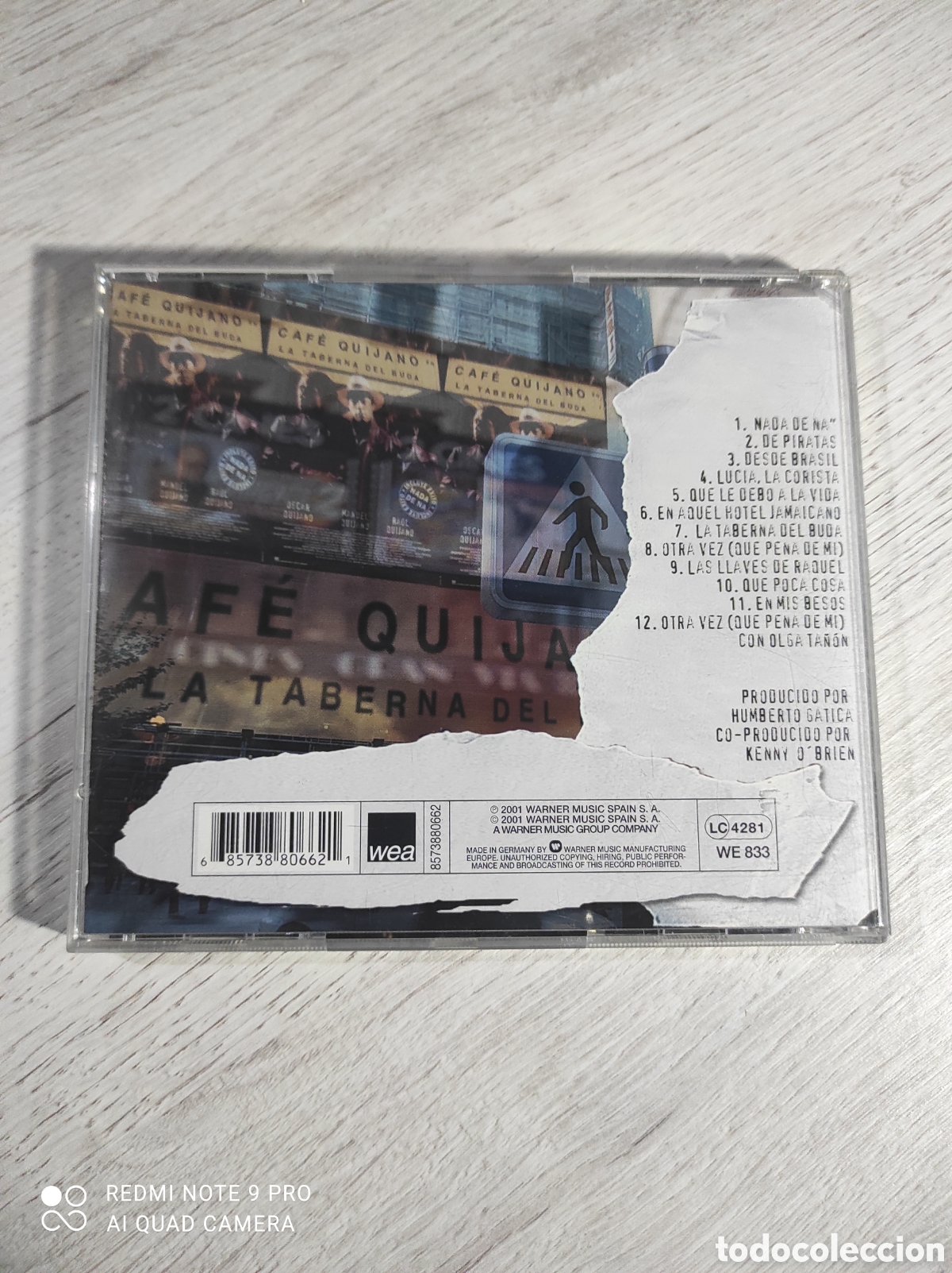 CDs de m&uacute;sica: CD, CAFE QUIJANO - LA TABERNA DEL BUDA - Foto 2