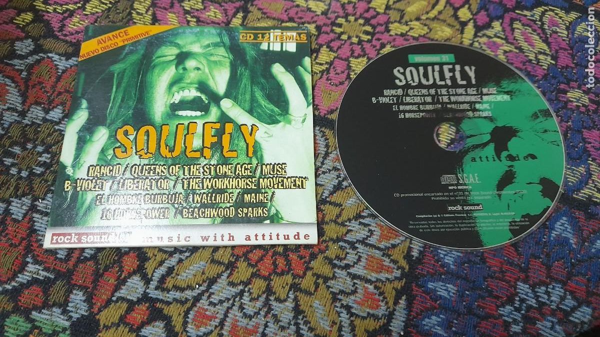 CDs de M&uacute;sica: Disco de m&uacute;sica Soulfly rock sound N&deg;31 rancid queens of the stone age muse liberator wallride