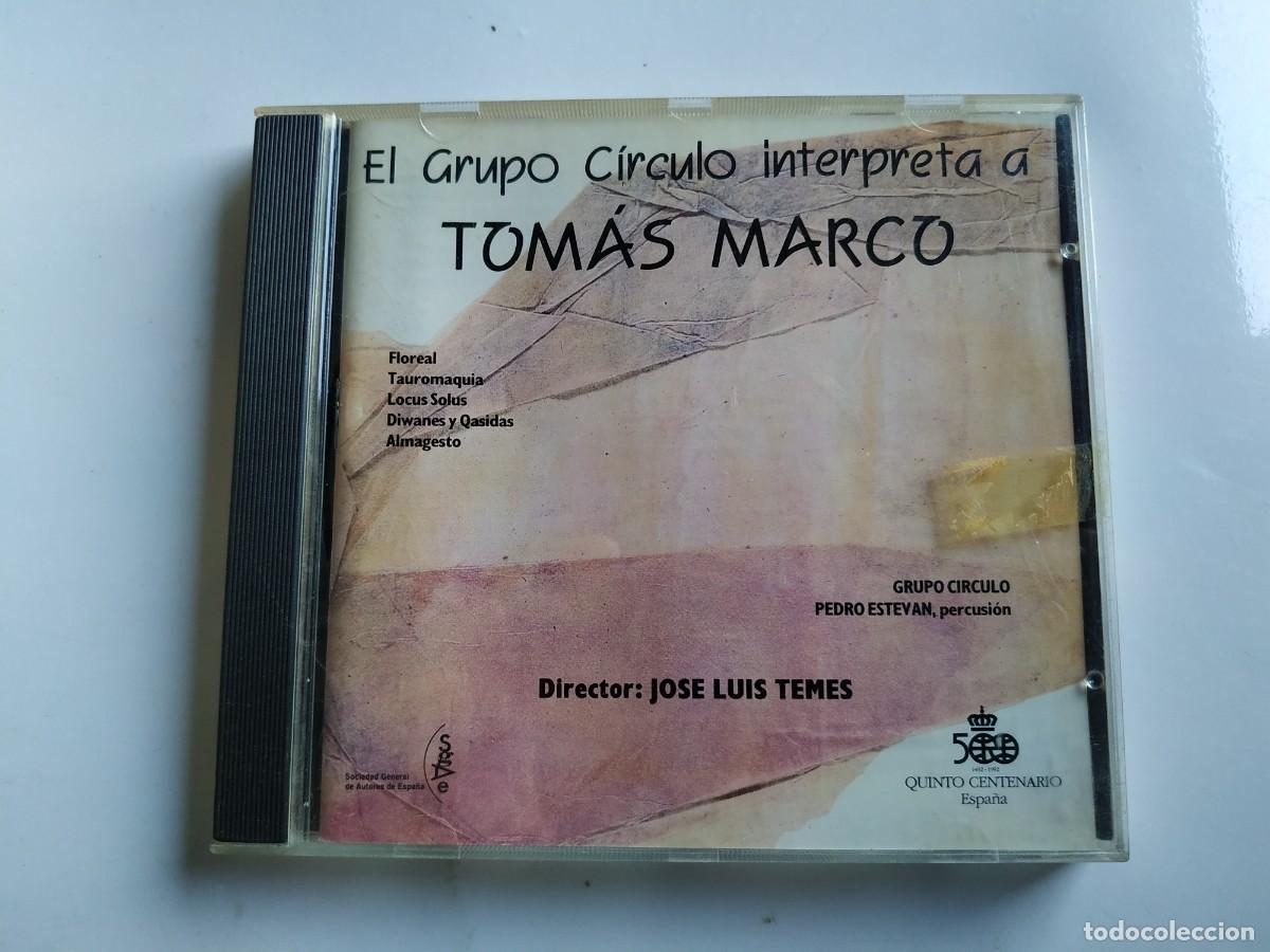 CDs de m&uacute;sica: CD EL GRUPO CIRCULO INTERPRETA A TOMAS MARCO - Foto 1