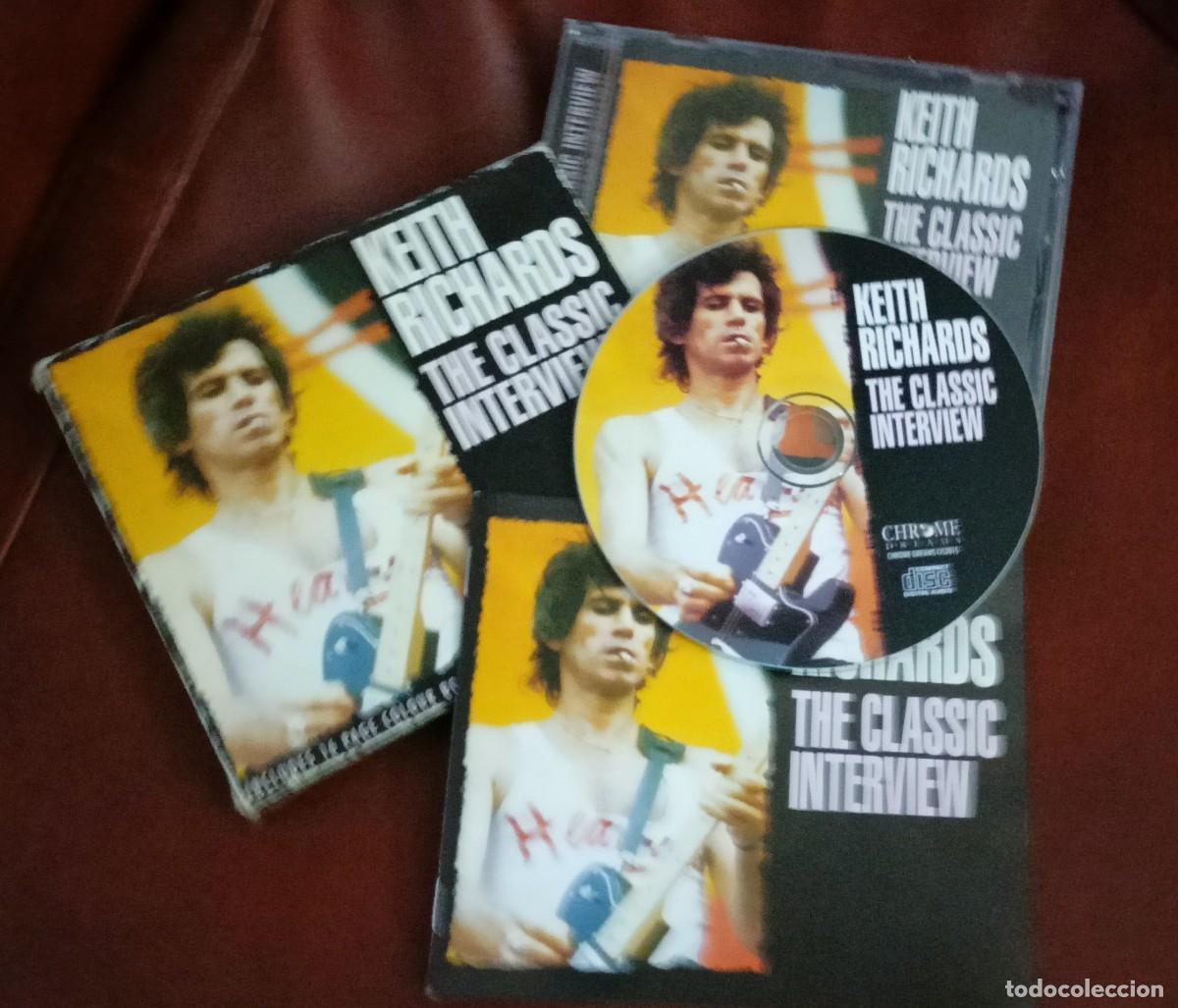 CDs de m&uacute;sica: Keith RICHARDS - The classic interview (Rare bootleg) CD - Foto 1