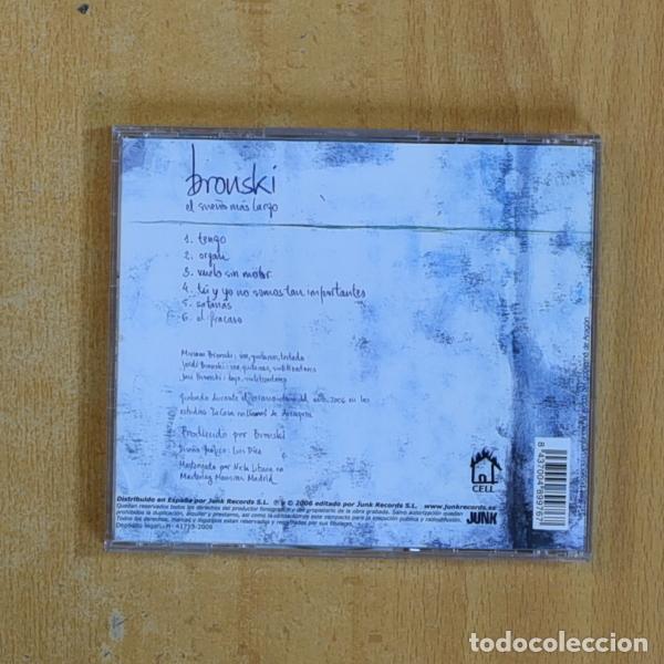 CDs de m&uacute;sica: BRONSKI - EL SUE&Ntilde;O MAS LARGO - CD - Foto 2