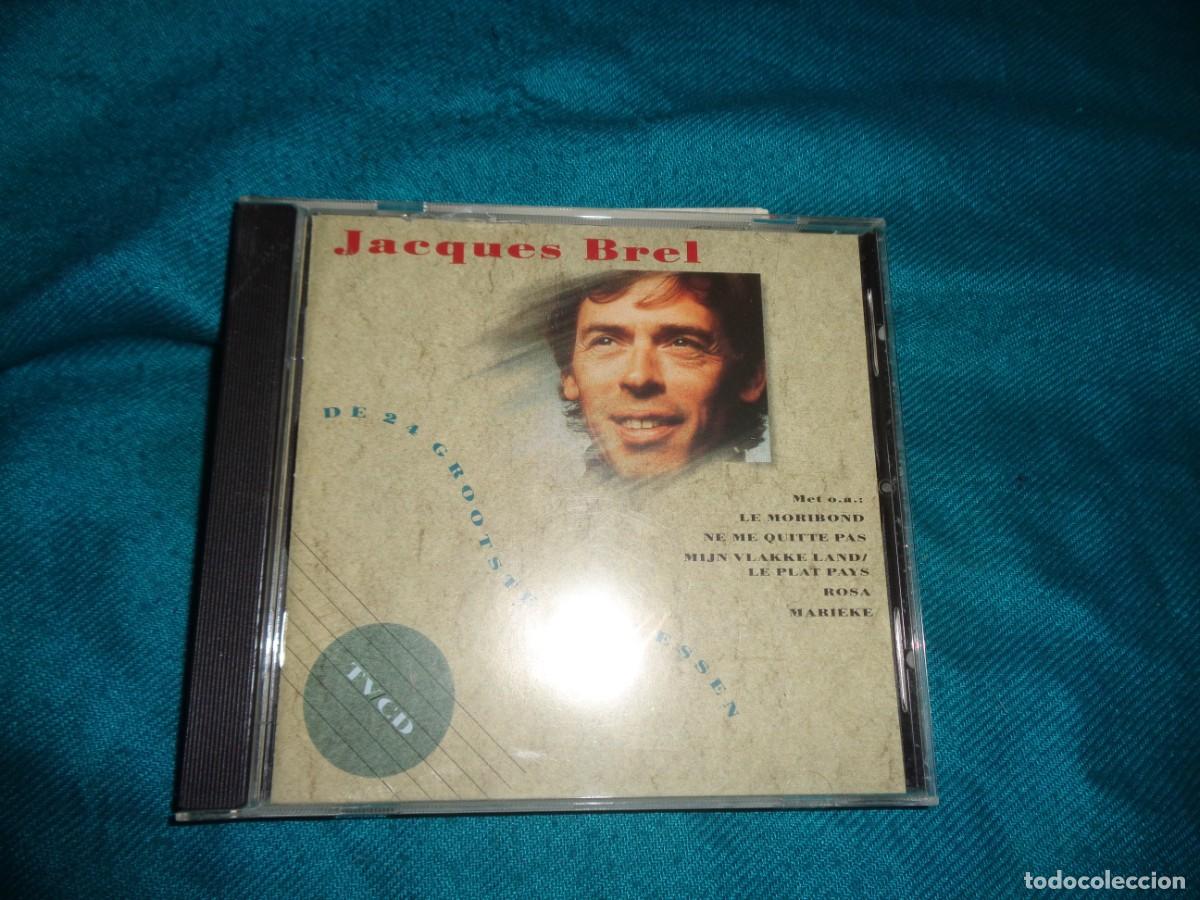 CDs de m&uacute;sica: JACQUES BREL. DE 24 GROOTSTE SUCCESSEN. CD. IMPECABLE - Foto 1