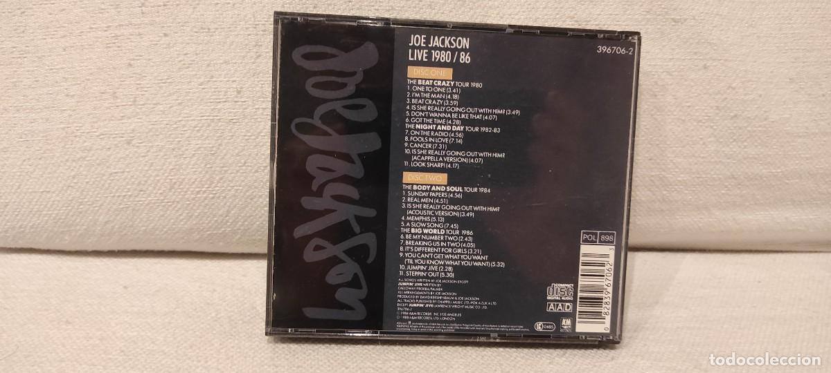 CDs de m&uacute;sica: Joe Jackson &lrm;- Live 1980/86 - Foto 2