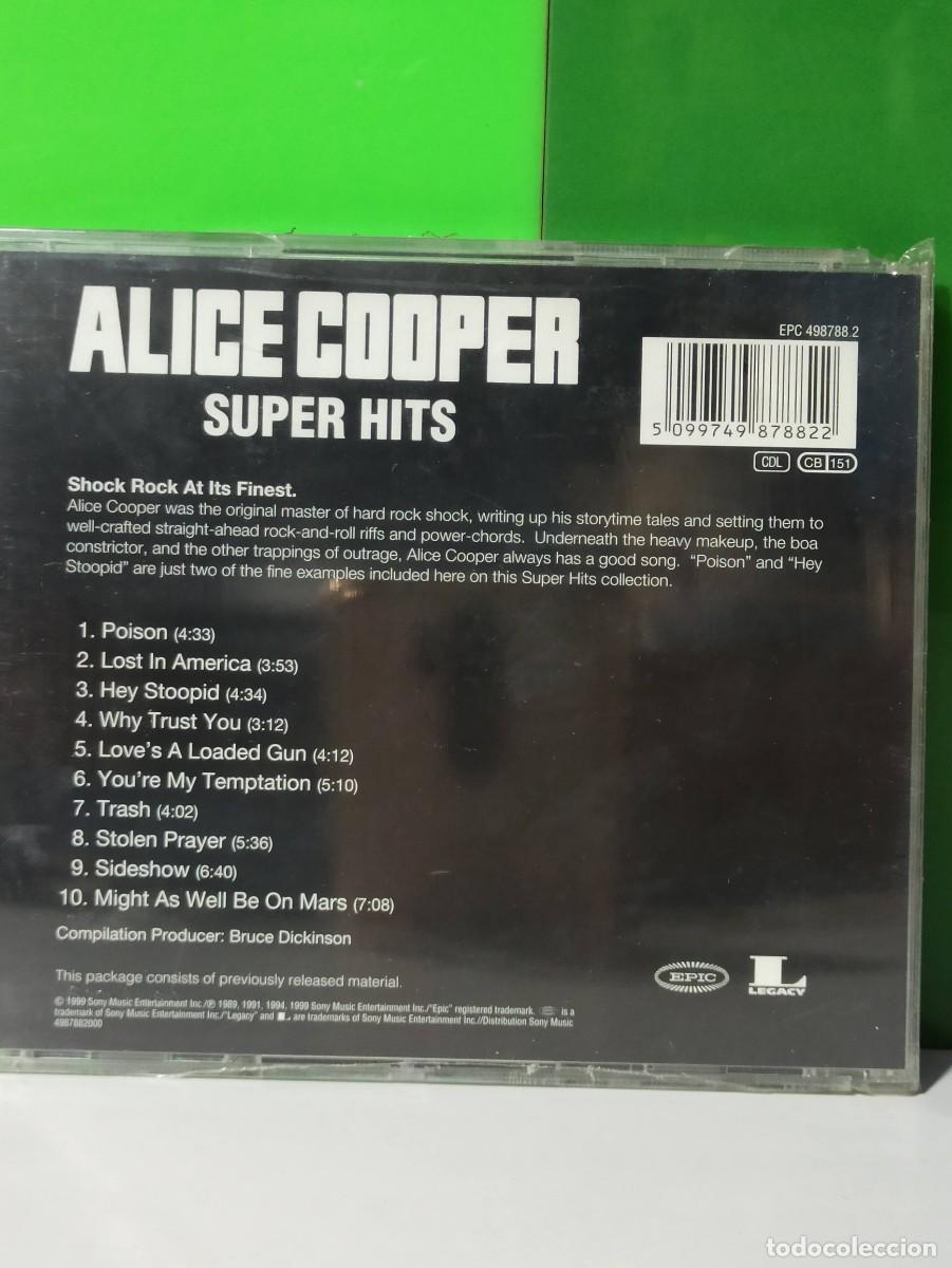 CDs de m&uacute;sica: ALICE COOPER - SUPER HITS *PRECINTADO* - Foto 2