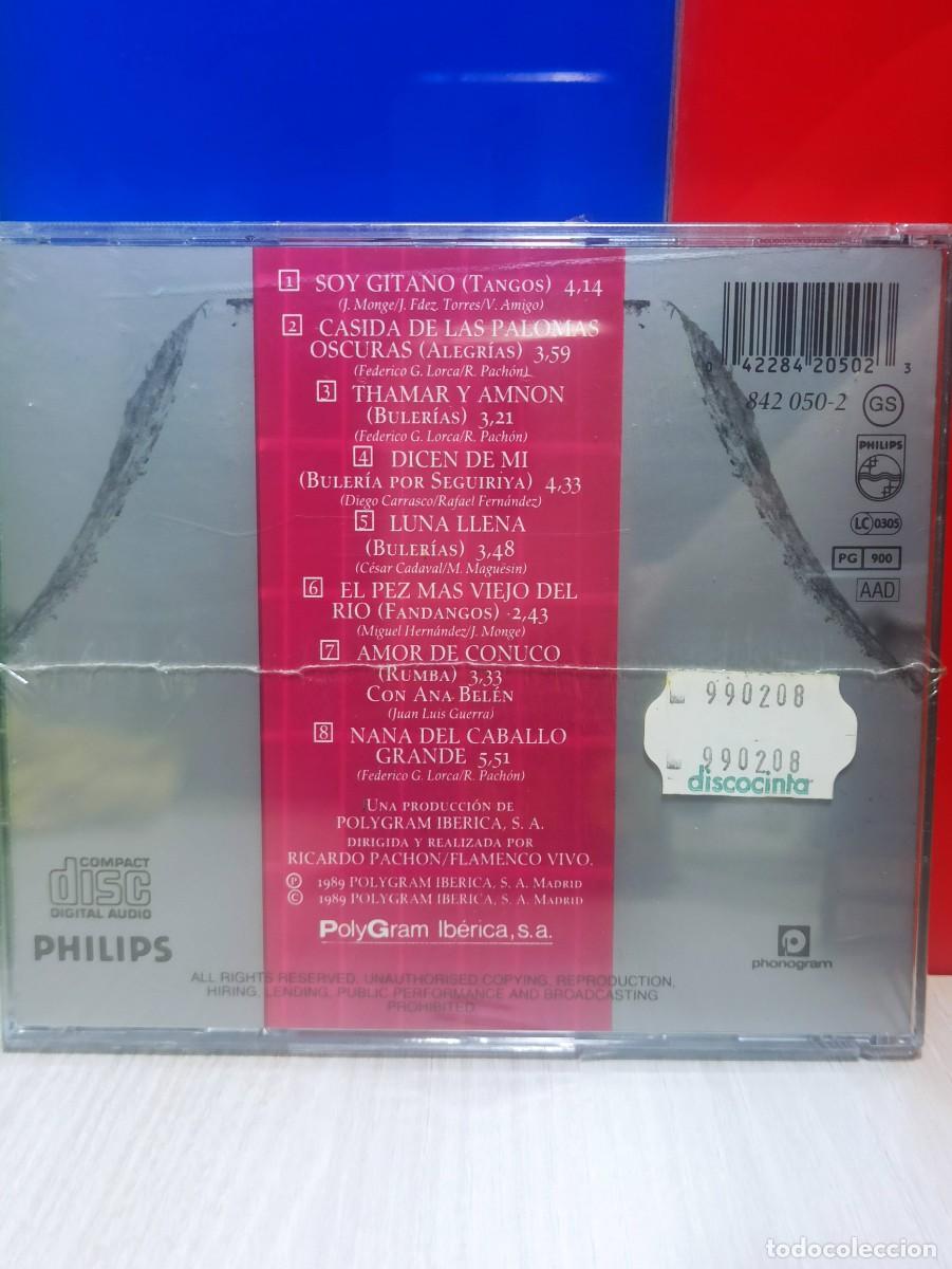CDs de m&uacute;sica: CAMAR&Oacute;N DE LA ISLA - SOY GITANO *PRECINTADO* - Foto 2