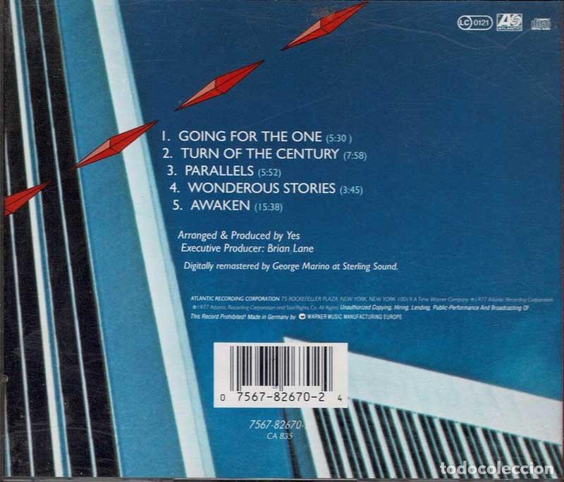 CDs de m&uacute;sica: Yes - Going For The One. CD - Foto 2