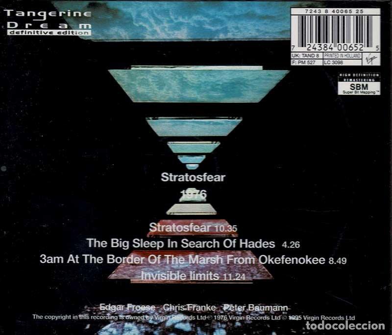 CDs de m&uacute;sica: Tangerine Dream - Stratosfear. CD - Foto 2