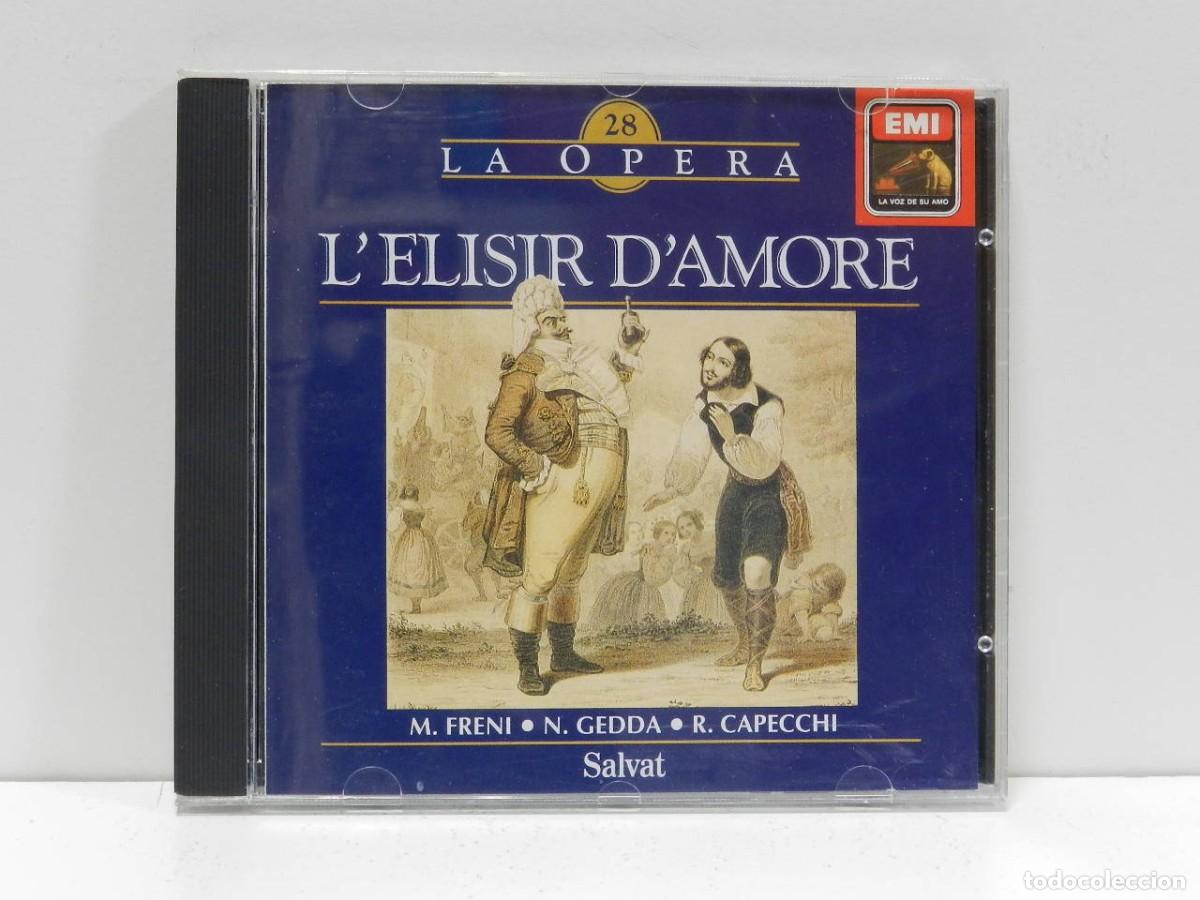 CDs de m&uacute;sica: DISCO CD. Donizetti &ndash; LElisir DAmore - La Opera. COMPACT DISC. - Foto 1