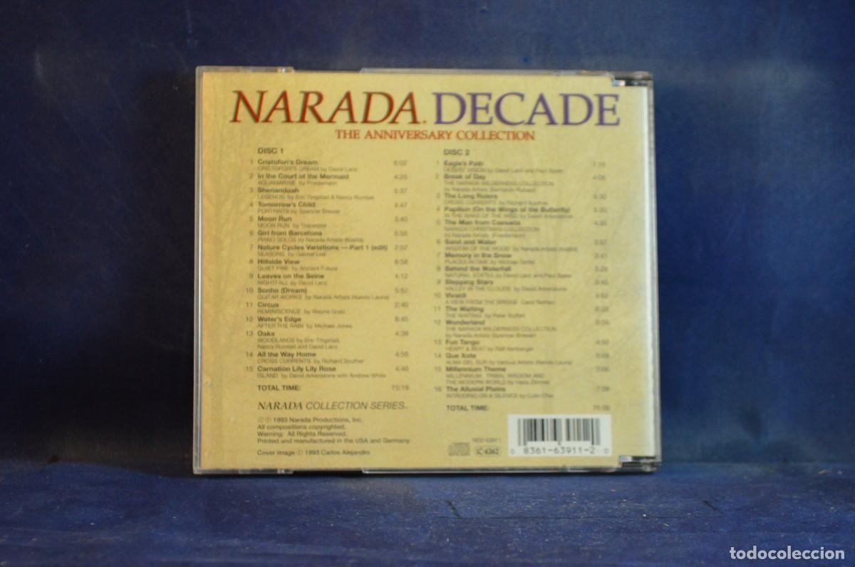 CDs de m&uacute;sica: VARIOUS &ndash; NARADA. DECADE: THE ANNIVERSARY COLLECTION - CD - Foto 2