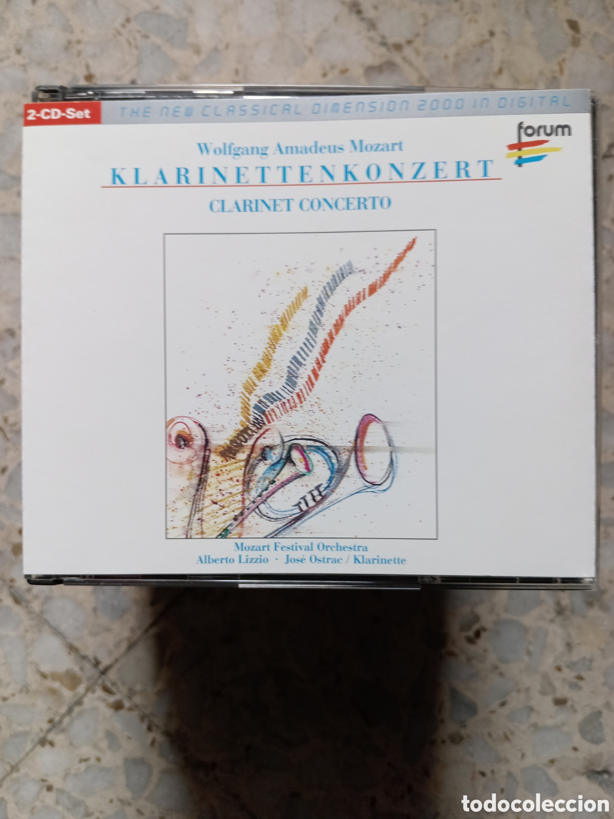 CDs de M&uacute;sica: 2 CD MOZART KLARINETTENKONZERT ALBERTO LIZZIO JOSE OSTRAC FORUM