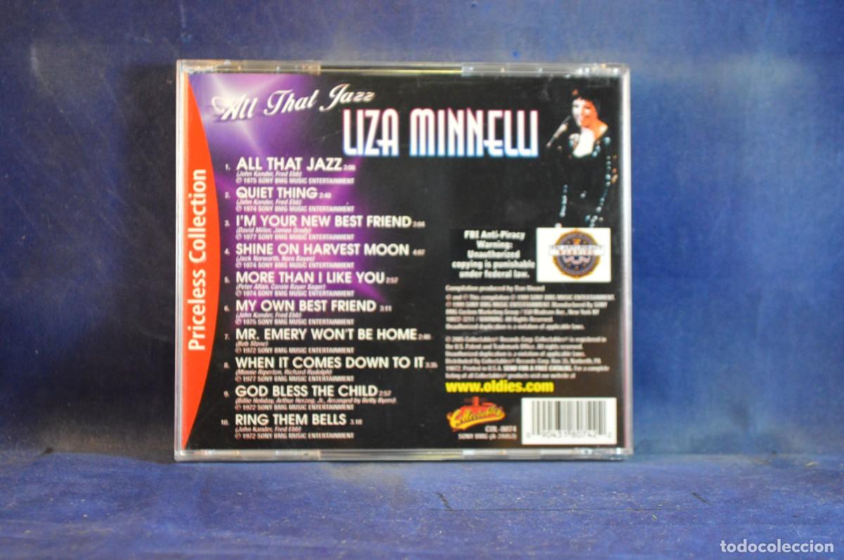 CDs de m&uacute;sica: LIZA MINNELLI &ndash; ALL THAT JAZZ - CD - Foto 2