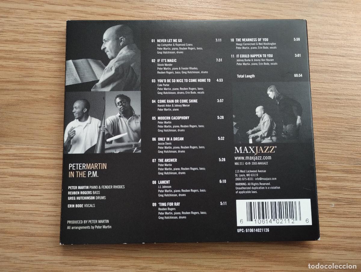 CDs de m&uacute;sica: Peter Martin - In The P.M - CD Jazz - Foto 3