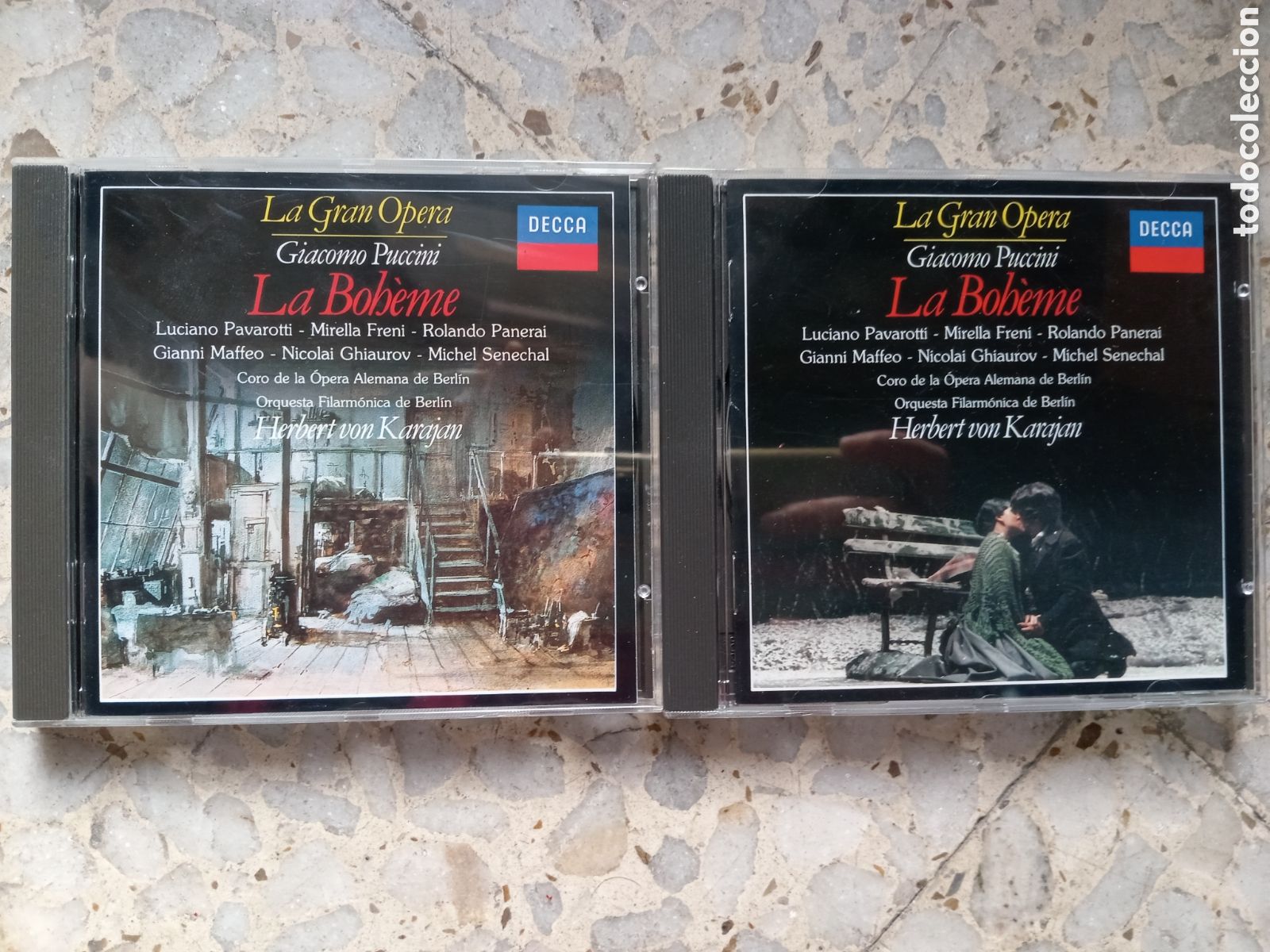 CDs de m&uacute;sica: 2 CD PUCCINI LA BOHEME LA GRAN OPERA KARAJAN - Foto 1
