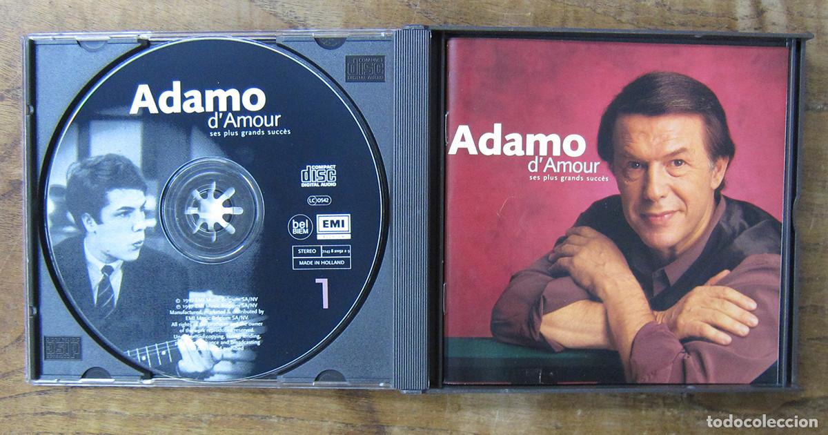 CDs de m&uacute;sica: ADAMO DAMOUR - GRANDES &Eacute;XITOS - 1997 - DOBLE - Foto 2
