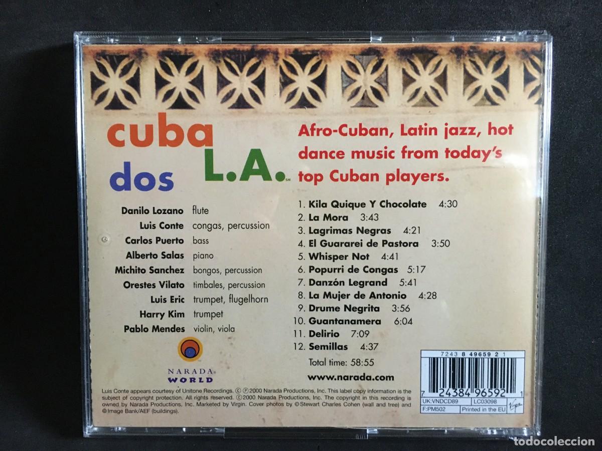 CDs de m&uacute;sica: Cuba L.A. &ndash; Dos - CD - Narada World - Foto 2