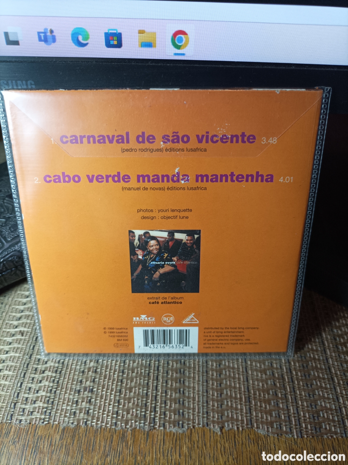 CDs de m&uacute;sica: Cesaria Evora. CARNAVAL DE SAO VICENTE. - Foto 2