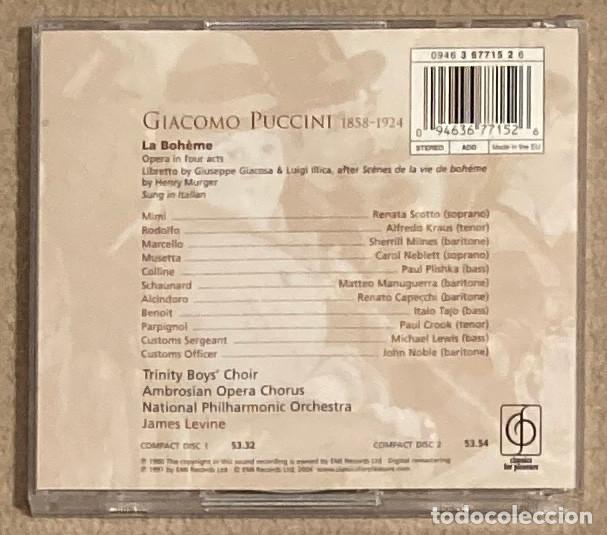 CDs de m&uacute;sica: PUCCINI. LA BOH&Egrave;ME. 2 CD&acute;S (0708CD) - Foto 2