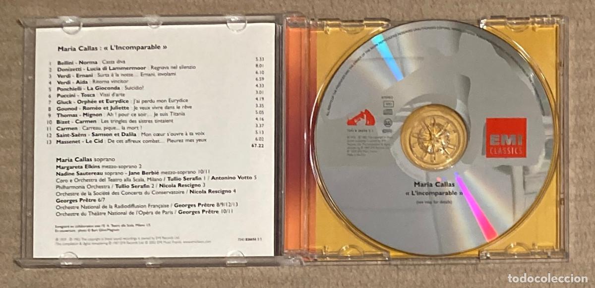 CDs de m&uacute;sica: MARIA CALLAS. LINCOMPARABLE (0704CD) - Foto 3
