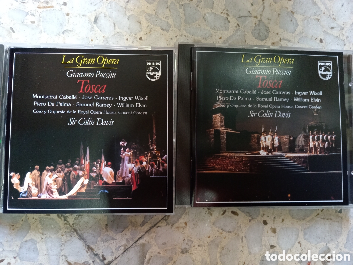 CDs de m&uacute;sica: 2 CD PUCCINI TOSCA LA GRAN OPERA COLIN DAVIS - Foto 1