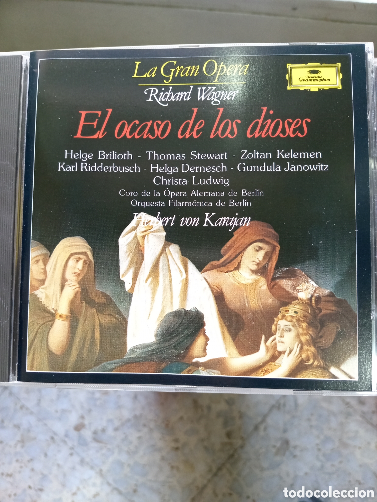 CDs de m&uacute;sica: CD WAGNER EL OCASO DE LOS DIOSES LA GRAN OPERA KARAJAN - Foto 1