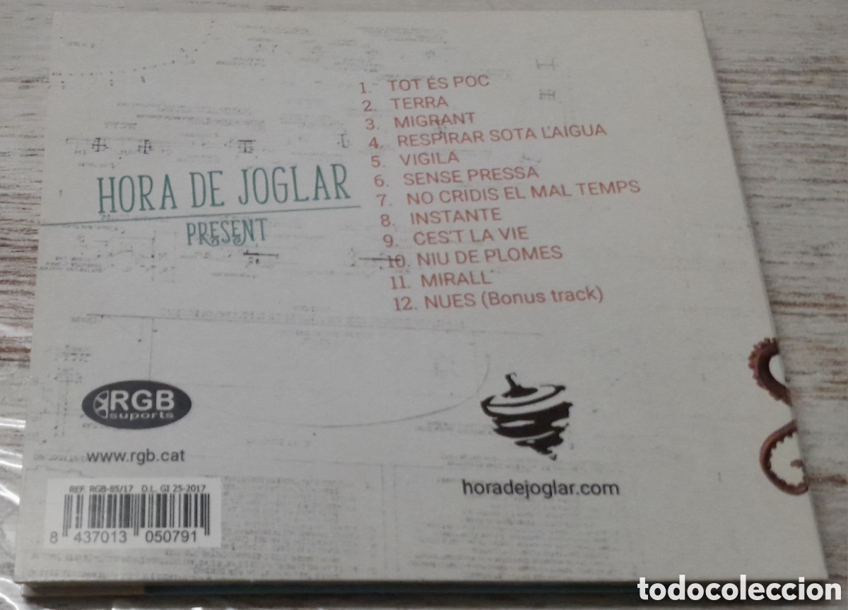 CDs de m&uacute;sica: HORA DE JOGLAR - PRESENT - Foto 2