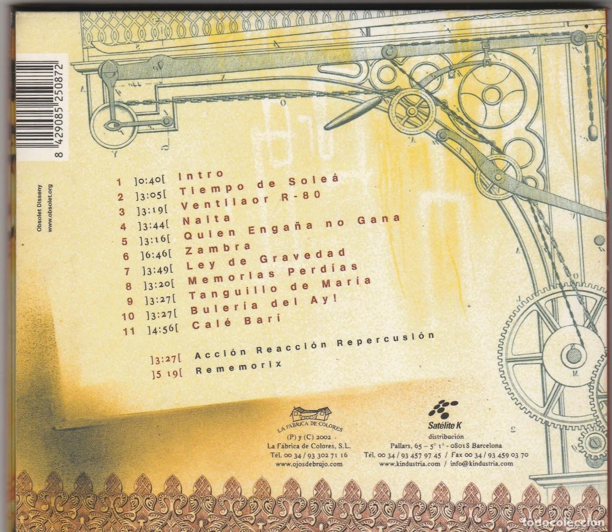 CDs de m&uacute;sica: CD - OJOS DE BRUJO - BARI - DIGIPACK - Foto 2
