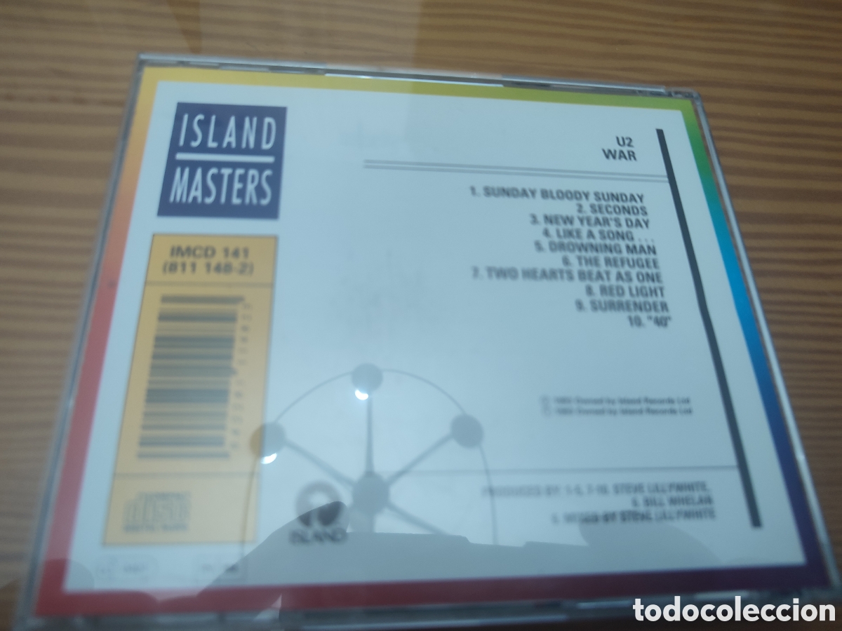CDs de m&uacute;sica: Cd de U2 &rdquo; War &rdquo; muy buen estado - Foto 2