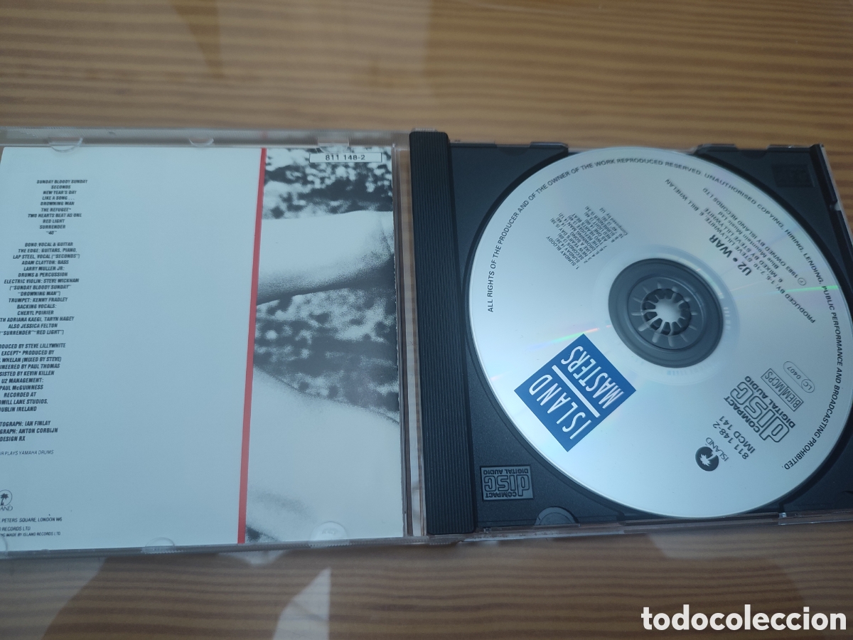 CDs de m&uacute;sica: Cd de U2 &rdquo; War &rdquo; muy buen estado - Foto 3