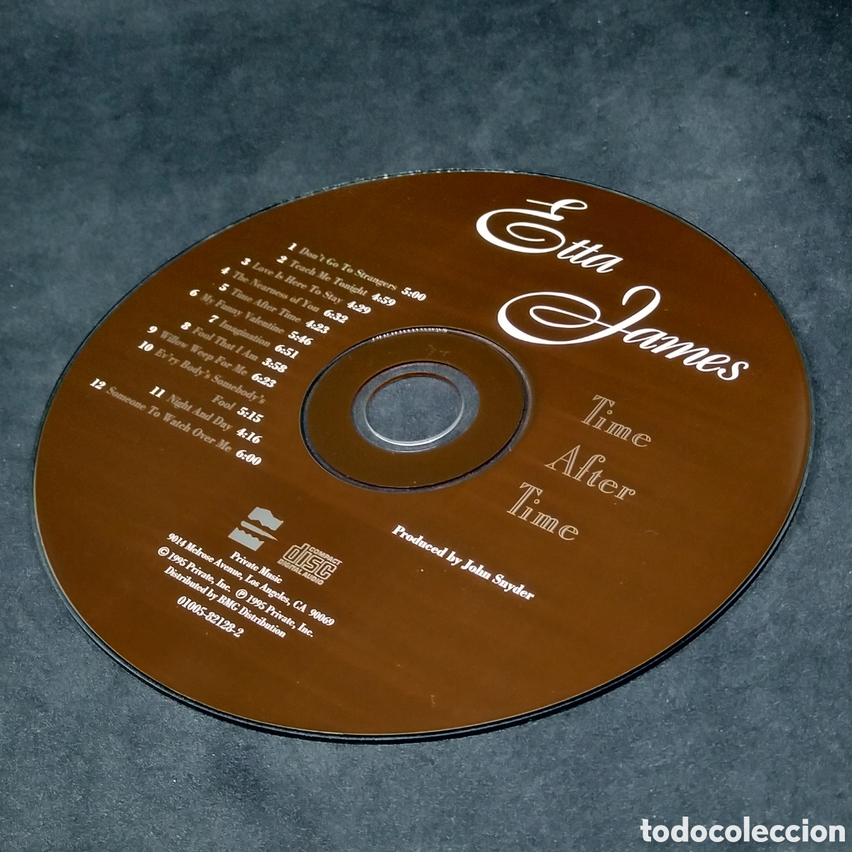 CDs de m&uacute;sica: ETTA JAMES - TIME AFTER TIME - 1996 - CD - DISCO VERIFICADO - Foto 6