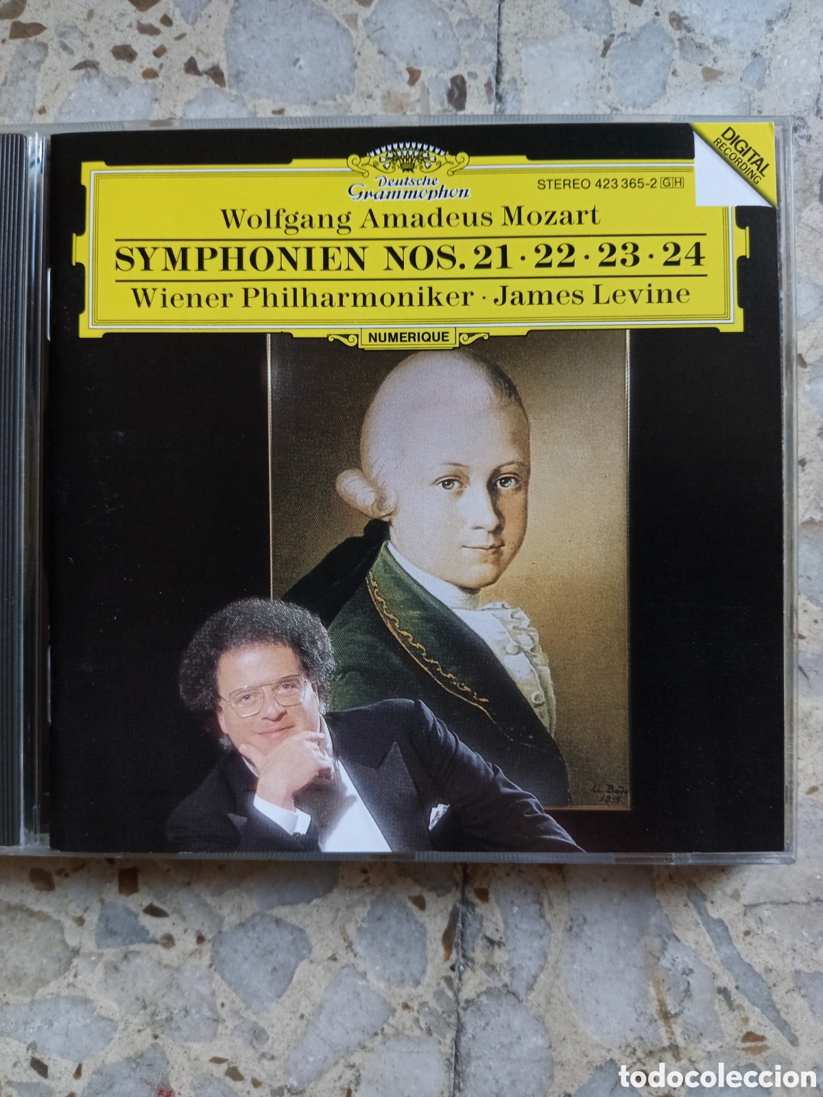 CDs de M&uacute;sica: CD MOZART SYMPHONIEN N&ordm; 21 22 23 24 JAMES LEVINE DEUTSCHE GRAMMOPHON