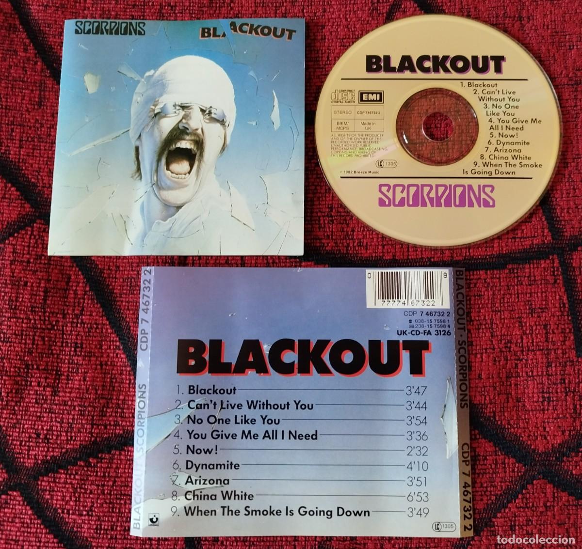 CDs de m&uacute;sica: SCORPIONS ** Blackout ** CD REEDICION UK - Foto 1