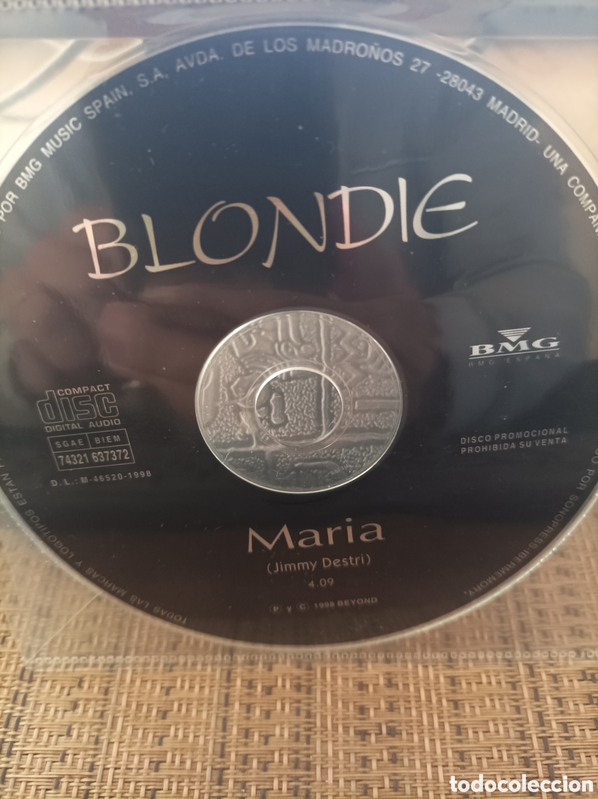 CDs de m&uacute;sica: Blondie. Mar&iacute;a. Cd promo. Raro - Foto 1