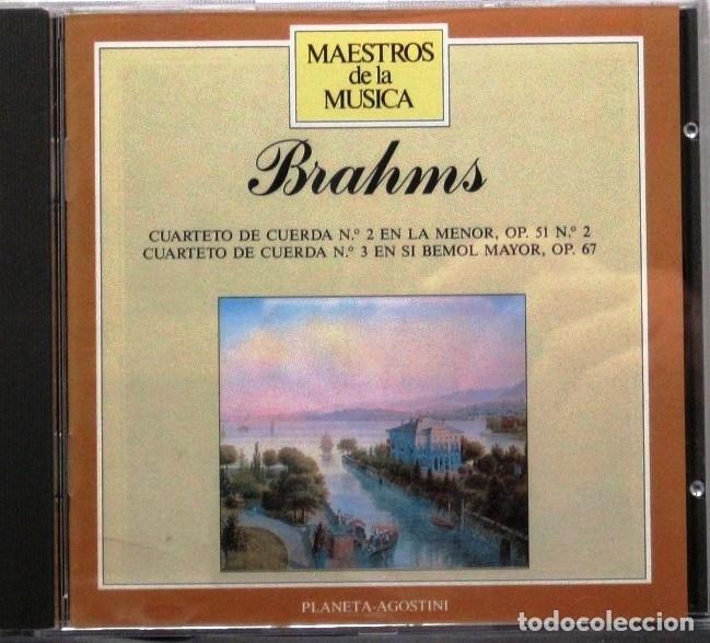 CDs de m&uacute;sica: BRAHMS - CUARTETO DE CUERDA N&ordm; 2 EN LA MENOR OP.51 - CD - Foto 1