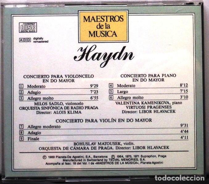 CDs de m&uacute;sica: HAYDN - CONCIERTO PARA VIOLONCELO EN DO MAYOR - CD - Foto 2