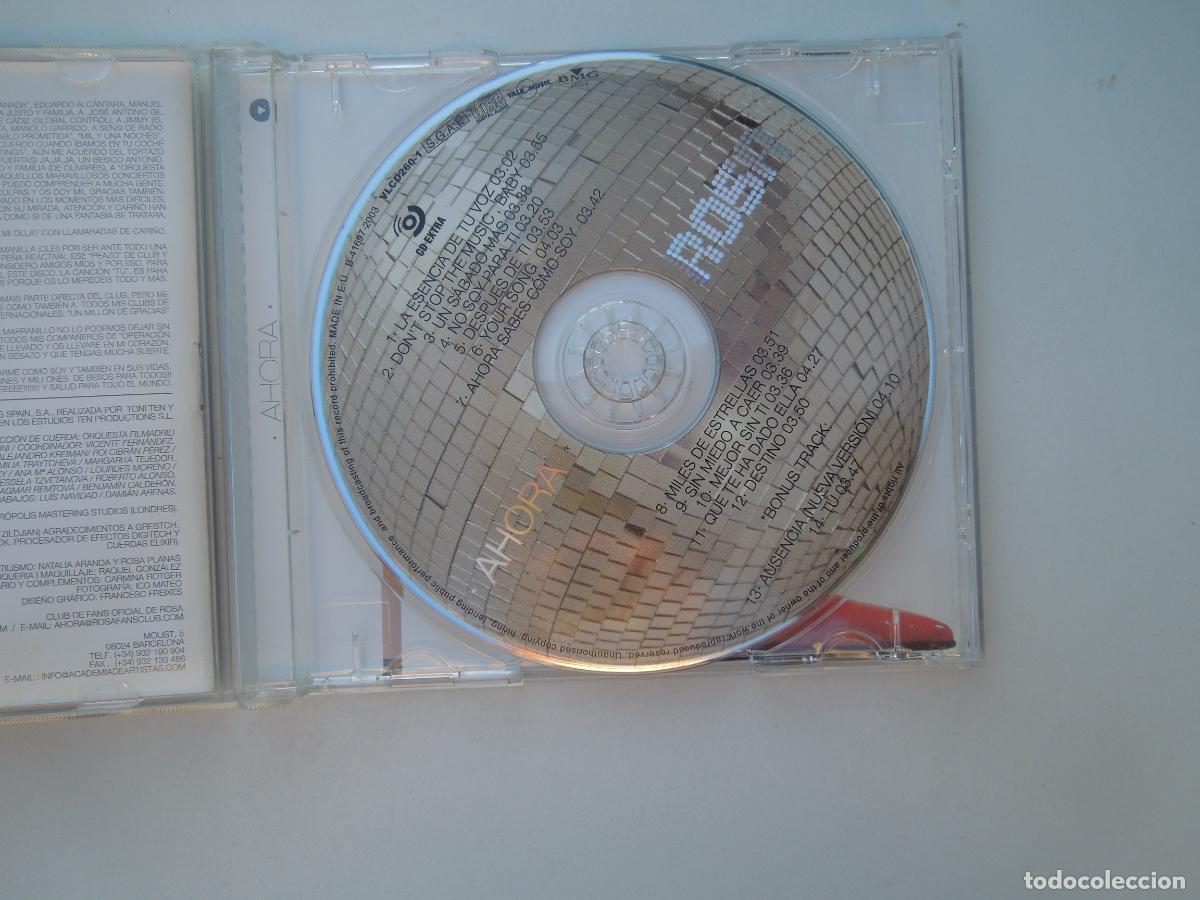 CDs de m&uacute;sica: ROSA - AHORA - CD -2003 BMG - Foto 2