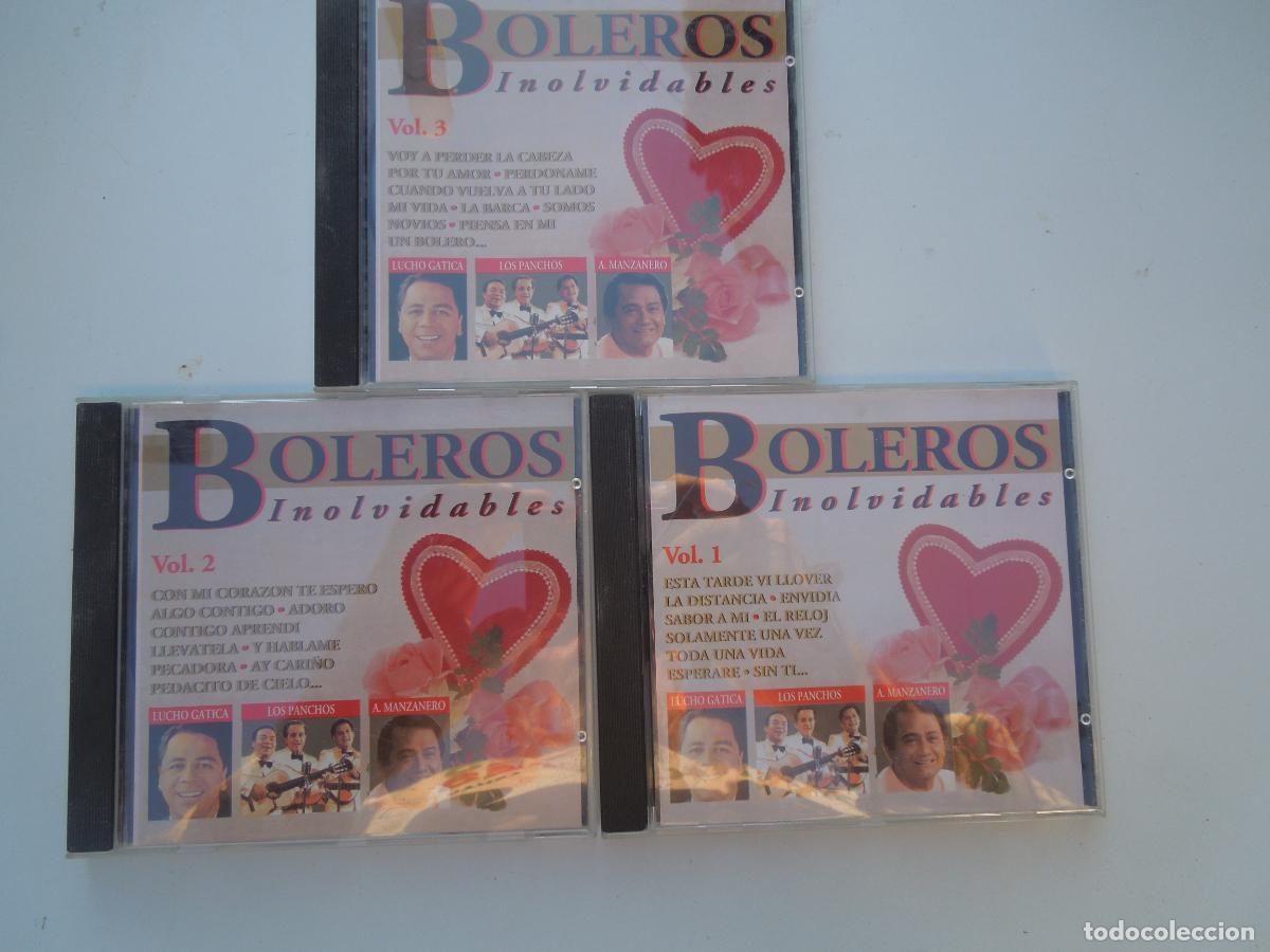 CDs de m&uacute;sica: BOLEROS INOLVIDABLES - VOL 1-2-3 - 3CD,S - Foto 1