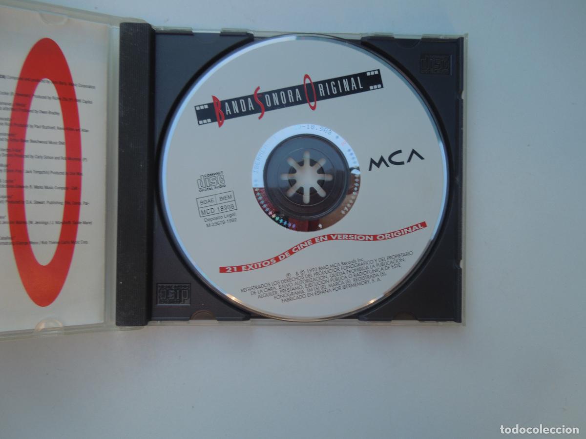 CDs de m&uacute;sica: BANDA SONORA ORIGINAL - 21 EXITOS DE CINE EN VERSION ORIGINAL - CD - Foto 2