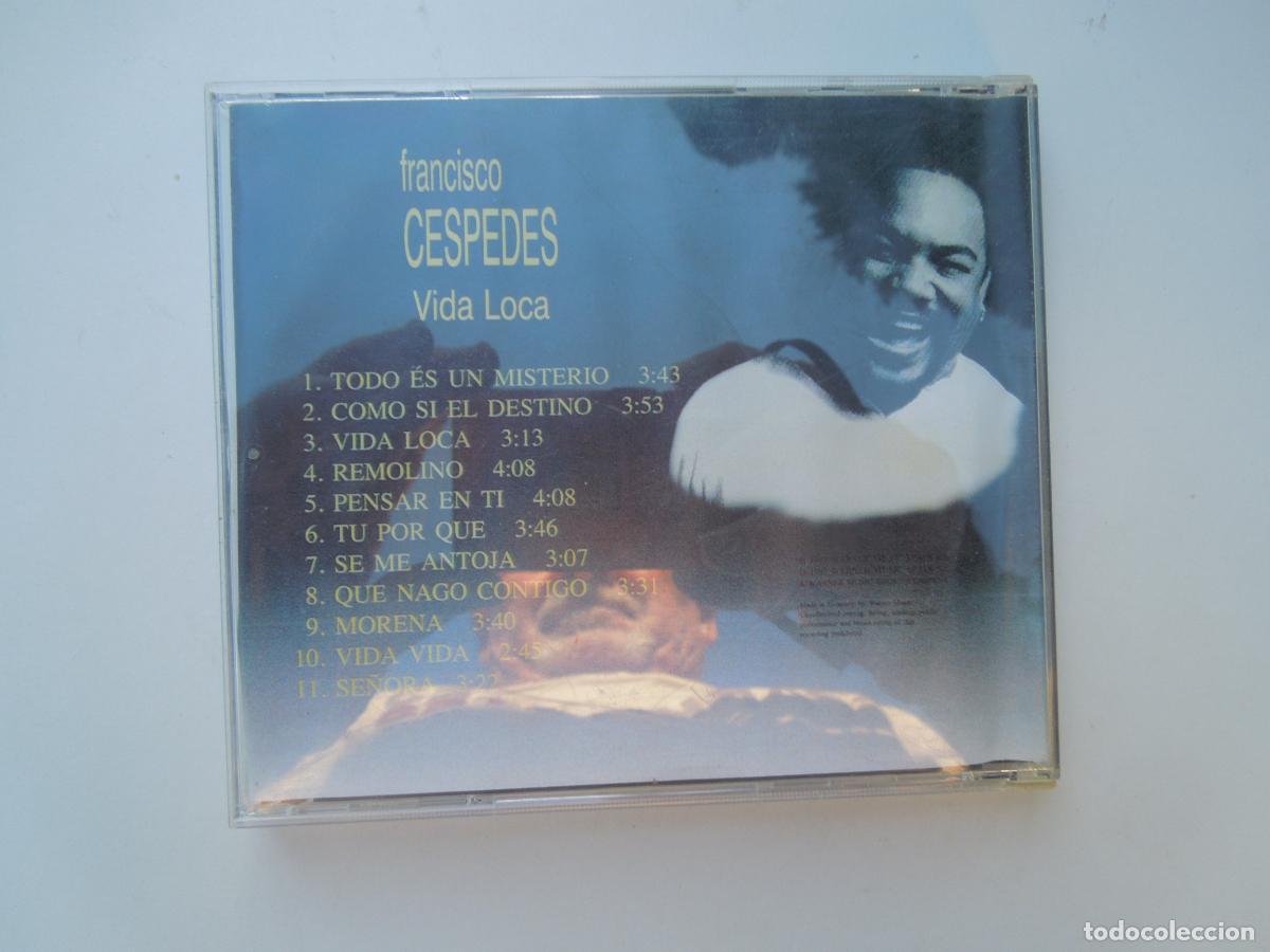 CDs de m&uacute;sica: FRANCISCO CESPEDES - VIDA LOCA - CD - Foto 3