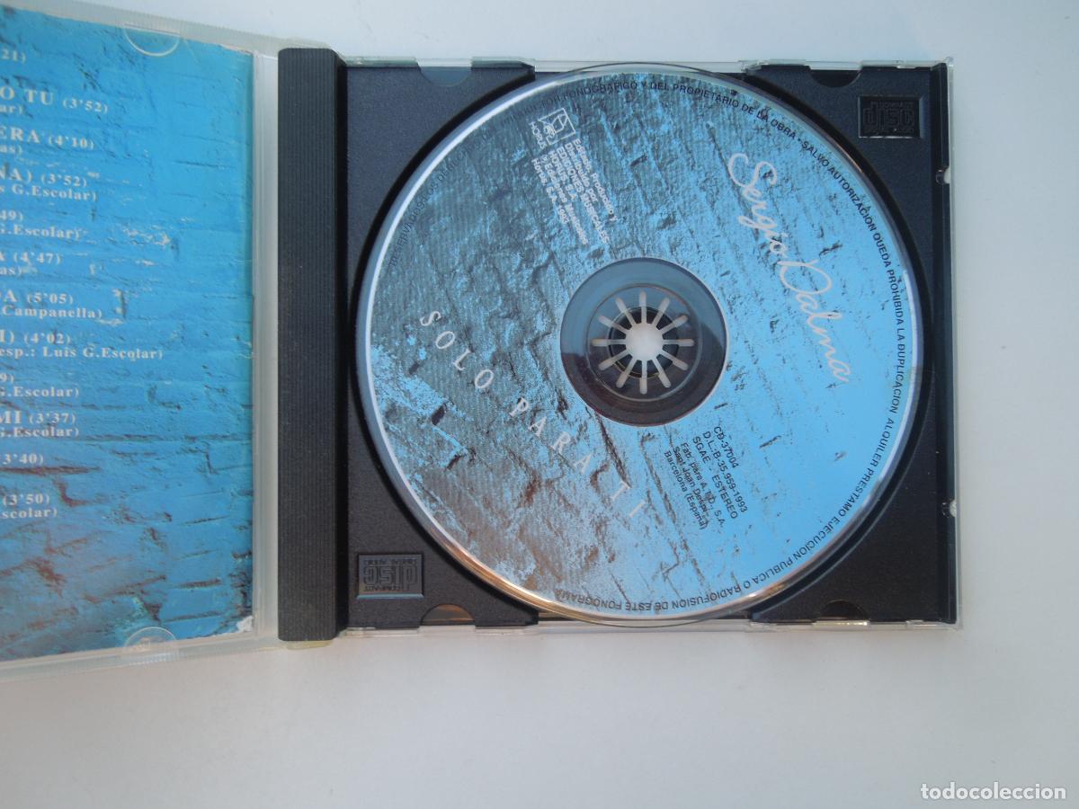 CDs de m&uacute;sica: SERGIO DALMA - SOLO PARA TI - CD - Foto 2