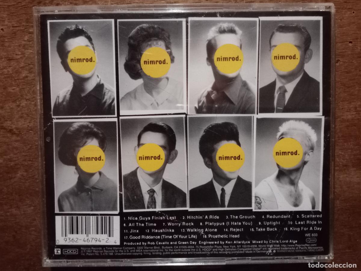 CDs de m&uacute;sica: Green Day - nimrod - cd - Foto 3