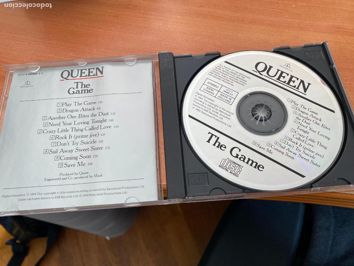 CDs de m&uacute;sica: QUEEN (THE GAME) CD 10 CANCIONES (CDIB25) - Foto 2