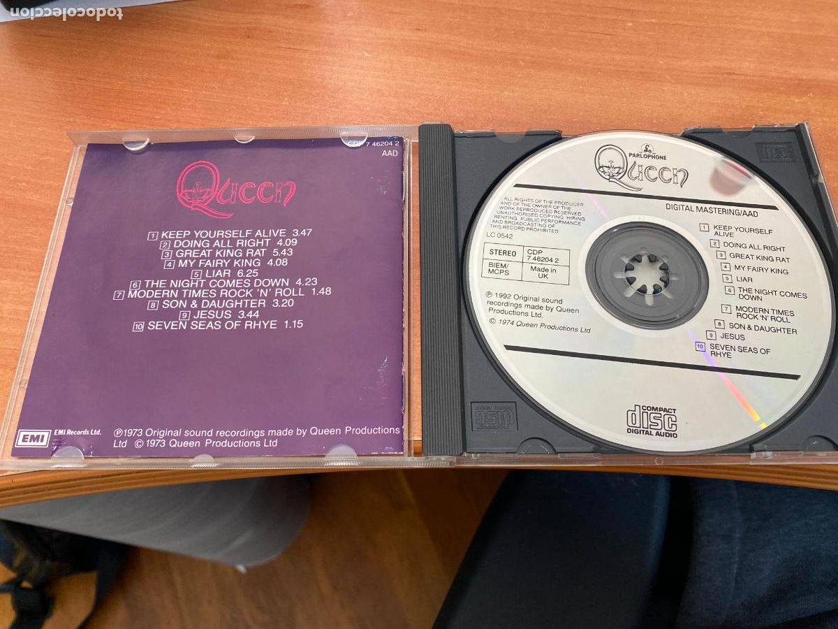 CDs de m&uacute;sica: QUEEN (QUEEN I) CD 10 CANCIONES (CDIB25) - Foto 2