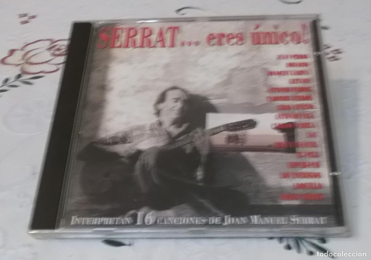 CDs de m&uacute;sica: CD Serrat ... eres unico interpretan 16 canciones de Serrat - Foto 1