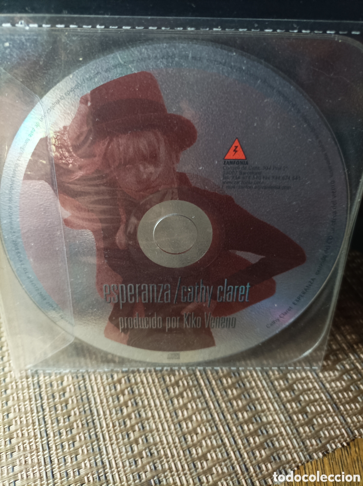 CDs de m&uacute;sica: Cathy Claret. Esperanza. Cd promo - Foto 1