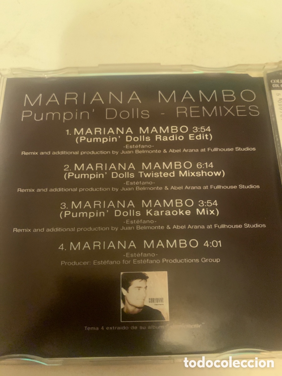 CDs de m&uacute;sica: Chayanne mariana mambo remixes CD single - Foto 2