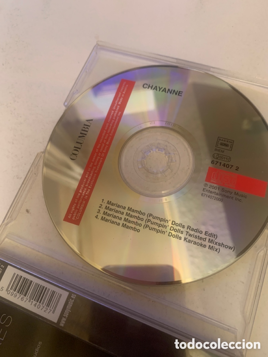 CDs de m&uacute;sica: Chayanne mariana mambo remixes CD single - Foto 3