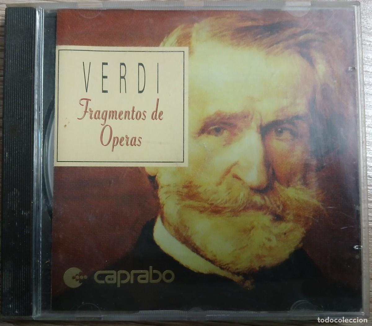 CDs de m&uacute;sica: CD VERDI (FRAGMENTOS DE OPERAS) - Foto 1